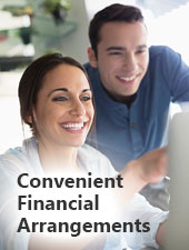 Learn About Our Convenient Financial Arrangments.